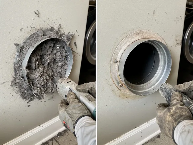 Professional clogged vent cleaning by Artesia Dryer Vent Cleaning in Artesia