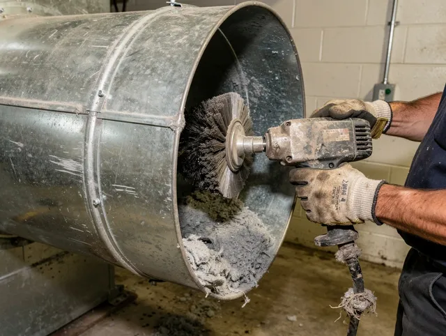 Industrial-grade dryer vent cleaning by Artesia Dryer Vent Cleaning in Artesia